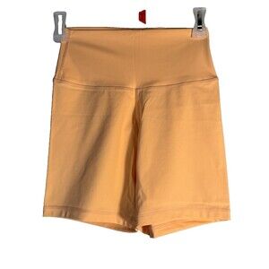 Biker Shorts ESoft Lycra Women's Size S Soft Orange/Peach color